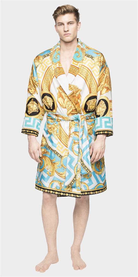 mens versace robe|versace kimono robe.